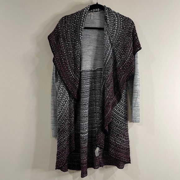 Soft Surroundings Circle Open Front Cardigan Sweater size Medium - Picture 1 of 7
